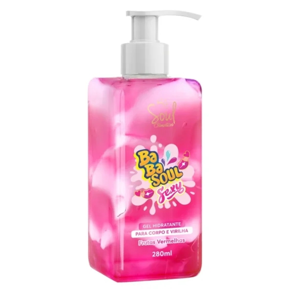 Baba Soul Gel Hidratante Sexy Para Corpo E Virilha 280Ml Soul Cosméticos
