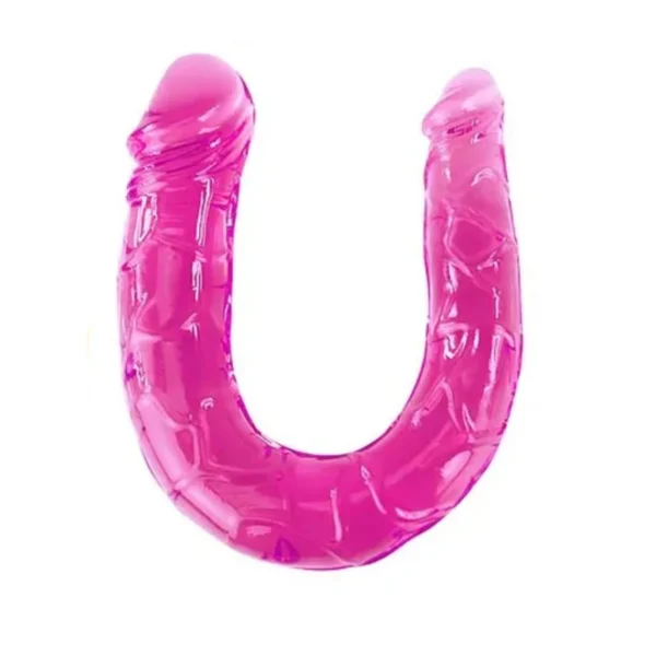 Boomerang Pênis Duplo 30X3,5Cm Diversão Ao Cubo