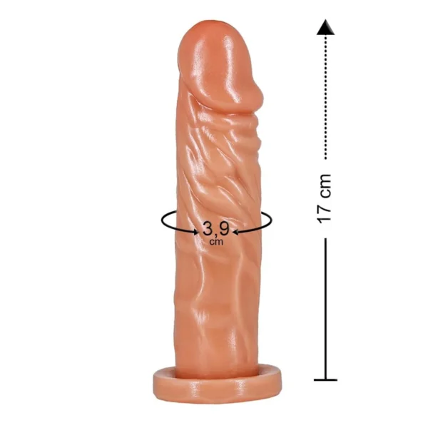 Prótese Garanhão Maciça 17 X 3,9Cm Prazer & Cia