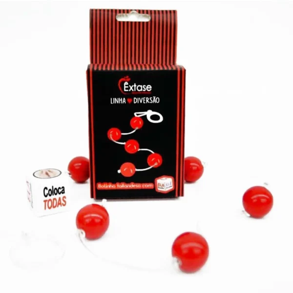 Bolinha Tailandesa  Com Dado Linha Diversão Êxtase